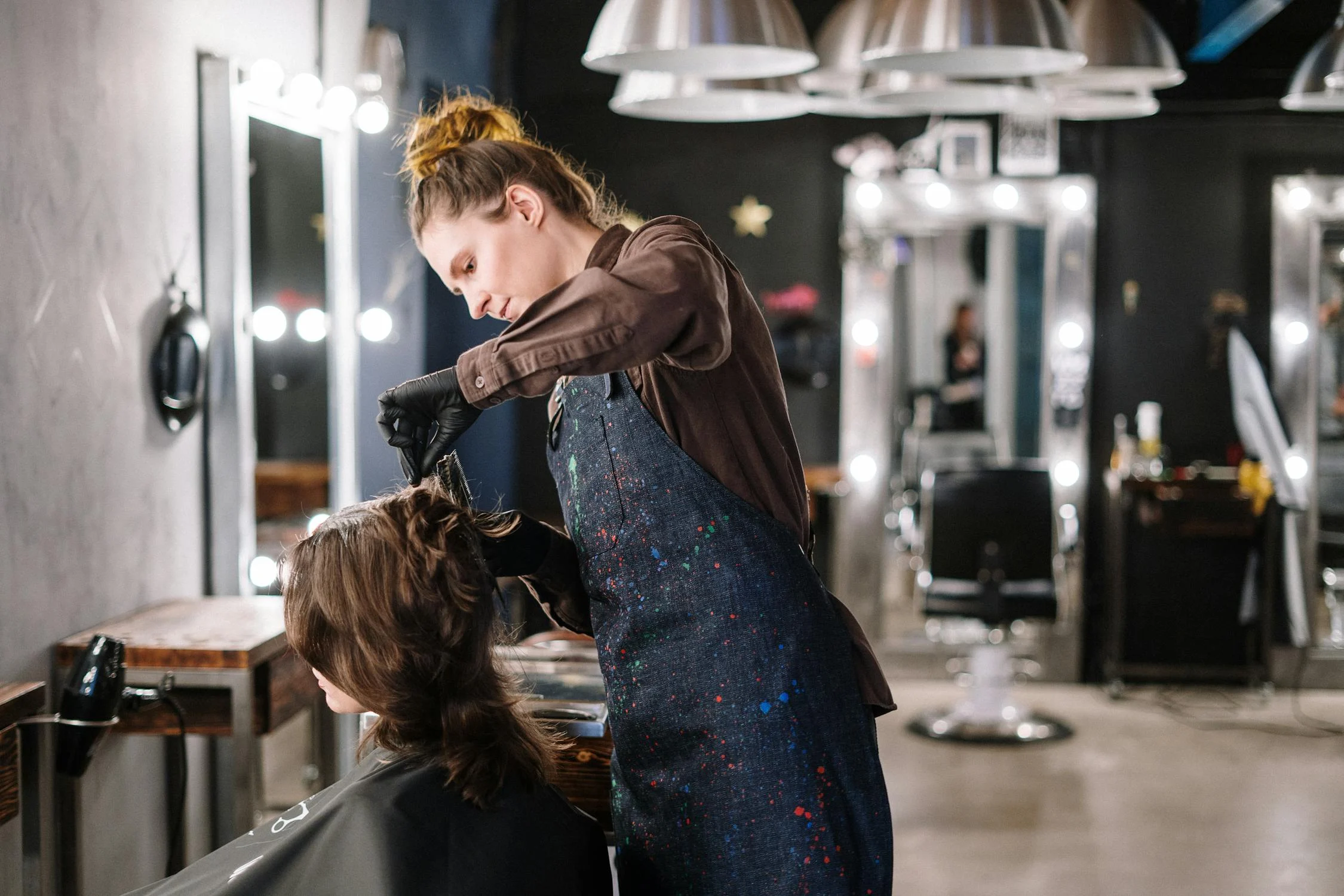 Cosmetology business training environment